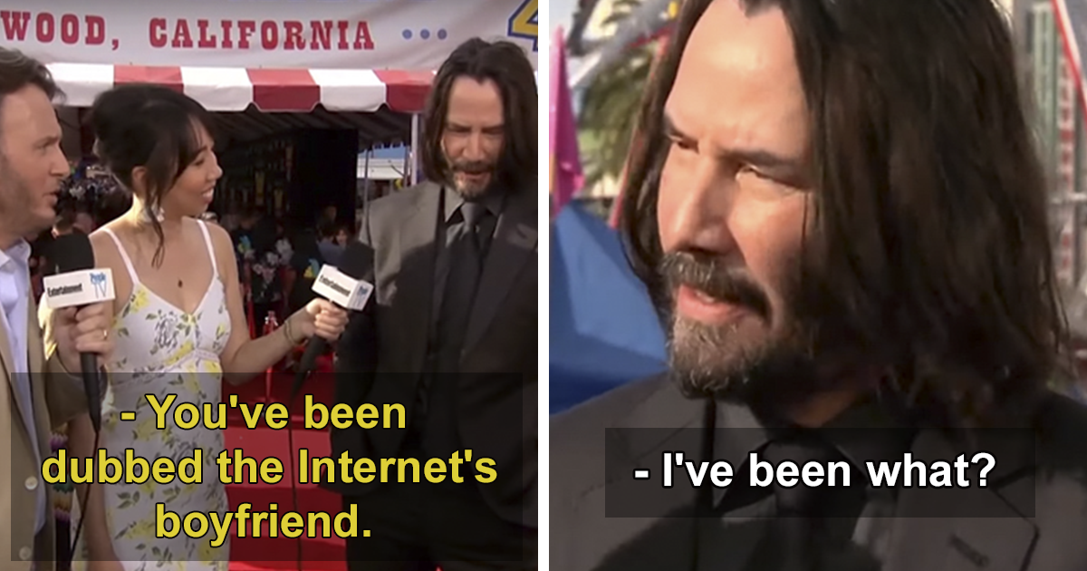 Keanu Reeves reacts to finally finding out that he is the ‘Internet’s boyfriend’