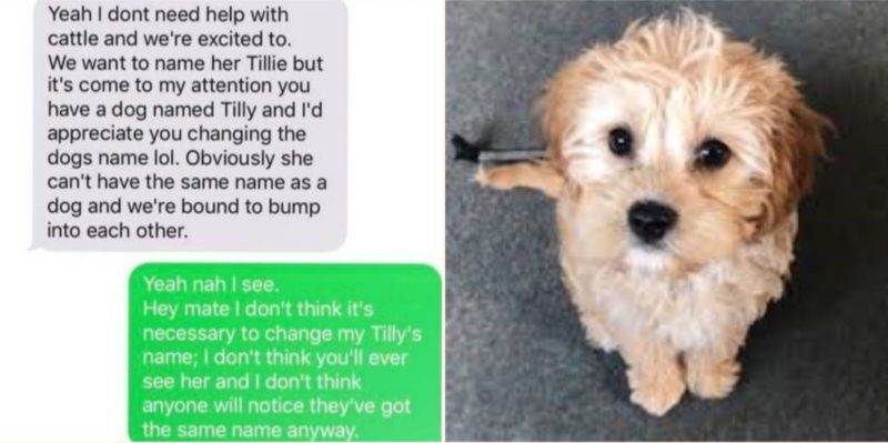 Pregnant Mother demands woman change her dog’s name to use it for her daughter