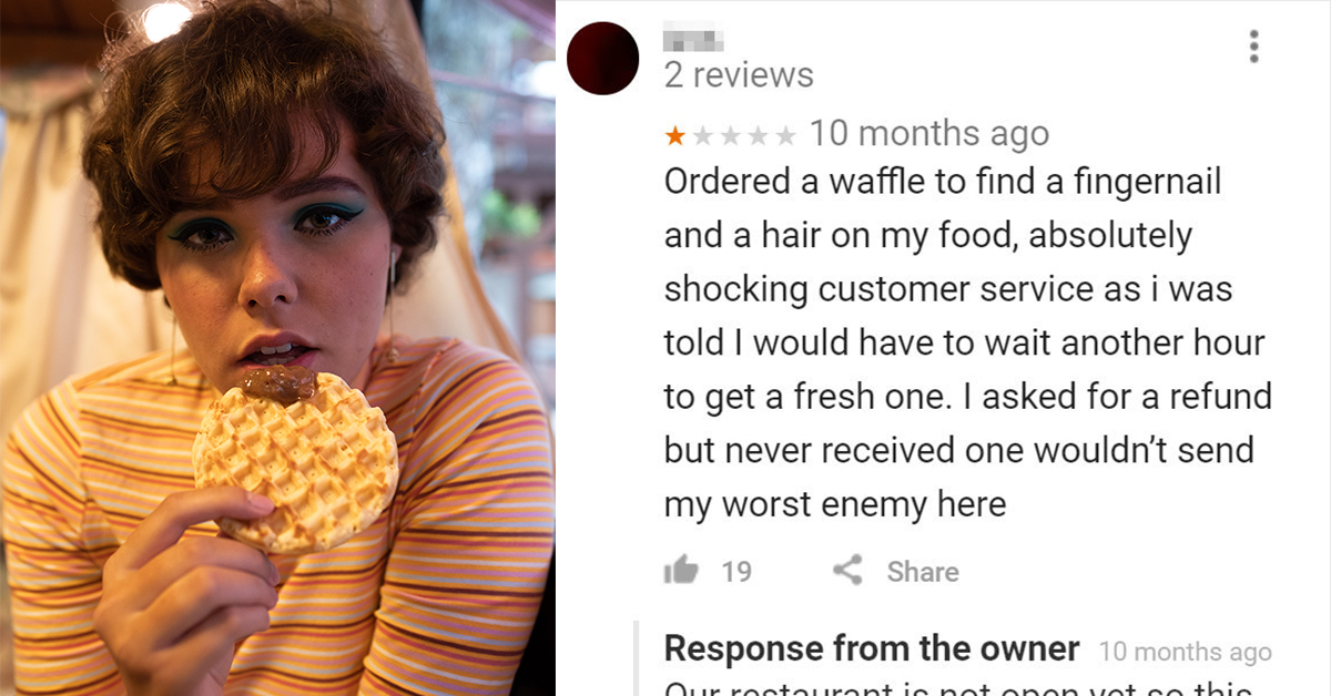 Check out these bloody satisfying restaurant comebacks to bad reviews