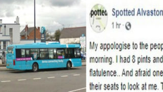 Passenger hilariously apologises online after letting huge fart go during bus ride
