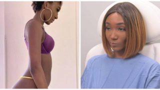 This sheila flipped out after her butt implants rotated inside her