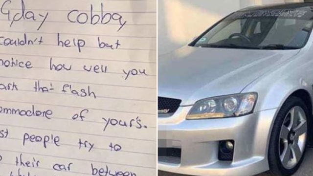 Sheila responds to incredibly polite bad parking note