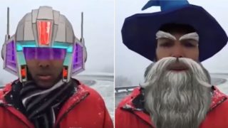 Weather reporter unaware Facebook filters were making his live weather report bloody awesome