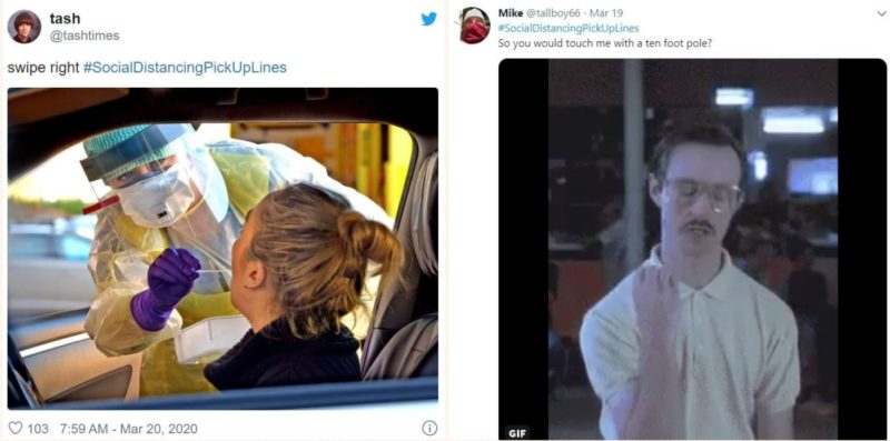 These social distancing pickup lines will make your bloody day!