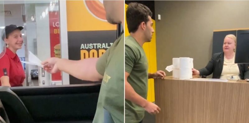 Prankster attempts to cash in on new value of toilet paper in bloody gold video