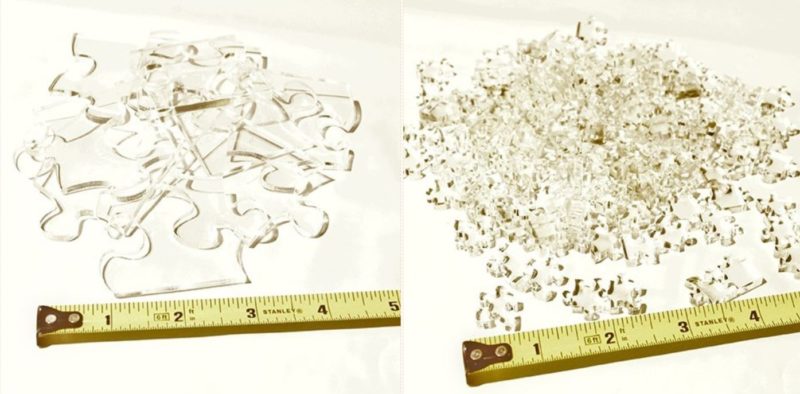 Someone created a transparent Jigsaw Puzzle set with three difficulty settings