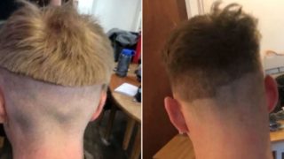These self-isolators attempted to cut their own hair – results are bloody gold