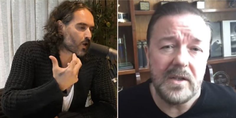 Russell Brand & Ricky Gervais debate Atheism on newly released podcast