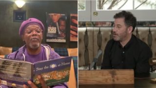 Watch Samuel Jackson read the social distancing kids book Stay the F**k at Home!