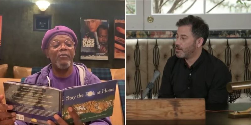 Watch Samuel Jackson read the social distancing kids book Stay the F**k at Home!