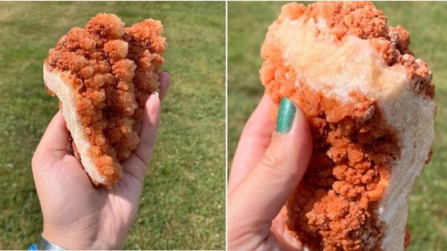 Sheila discovers crystal that looks identical to KFC