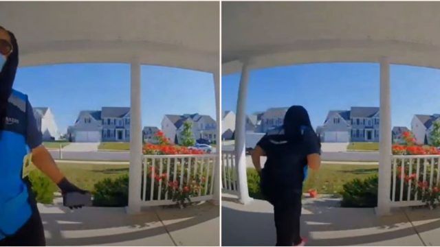 Top Amazon delivery driver follows through on hilarious delivery request