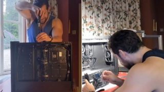 Superman’s Henry Cavill makes the internet weak at the knees while building a computer