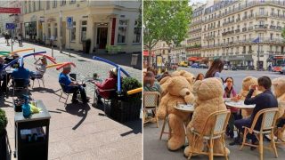 Here’s how restaurants around the world are getting creative with social distancing