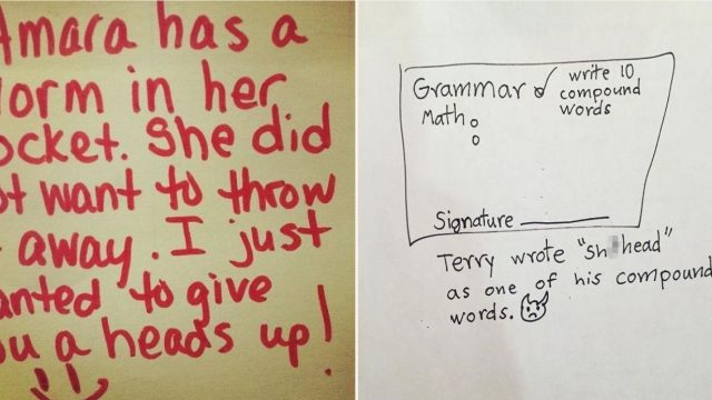 Some of the cringiest notes from teachers you’re likely to see