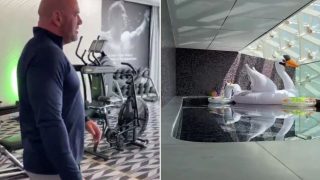 Dana White flexes his ballin’ hotel room on UFC’s Fight Island in Abu Dhabi