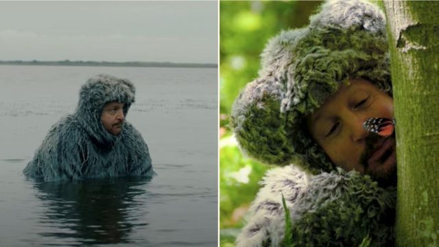 Adam Sandler’s Attenborough-like narration of Kevin James in fur suit is bloody gold