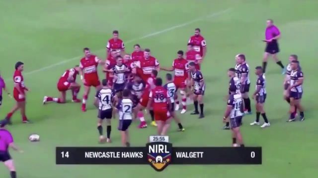 This bloody epic ‘all in brawl’ broke out in Rugby League final