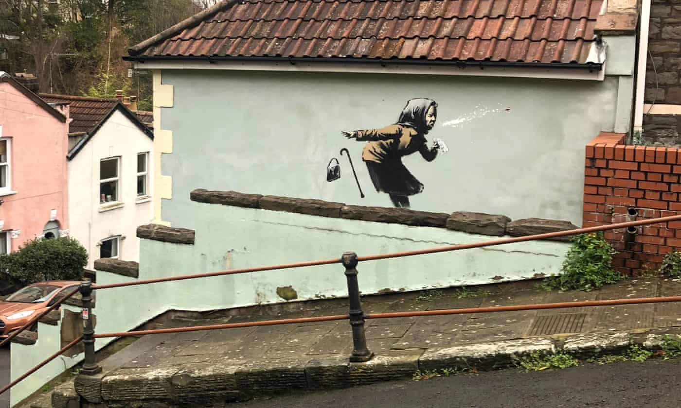 Banksy artwork appears on wall of house that’s up for sale – chaos ensues!