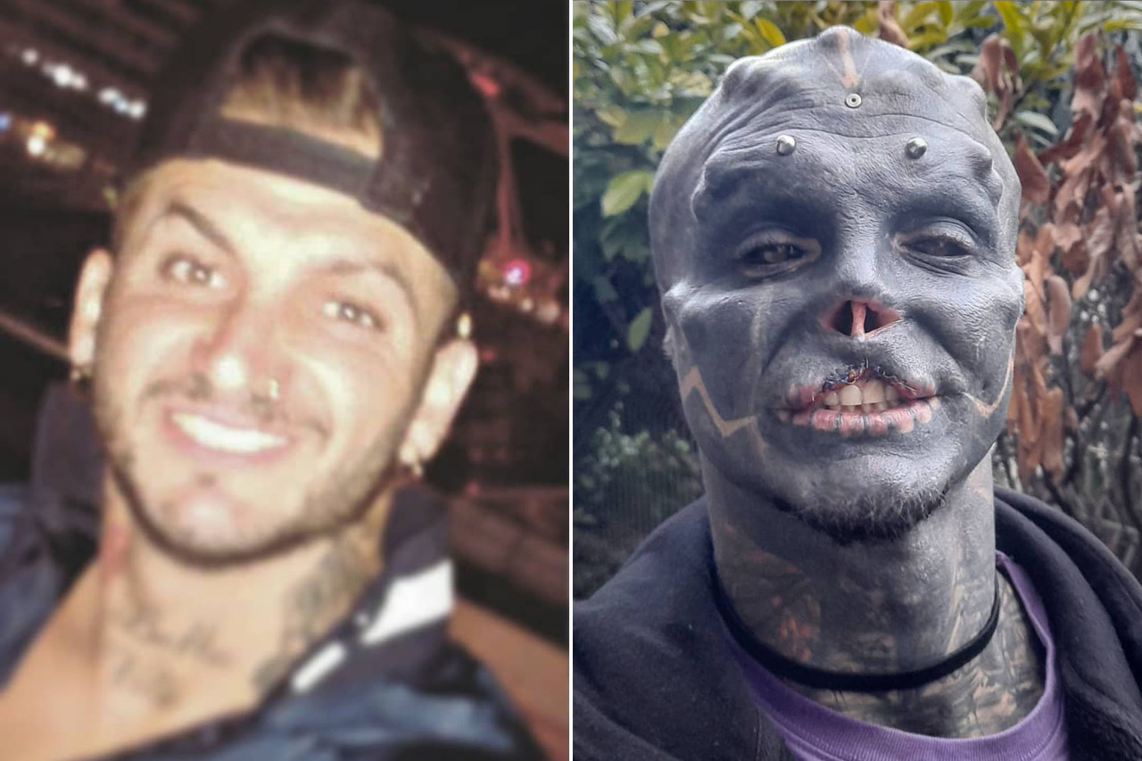 French bloke transforms himself into ‘black alien’