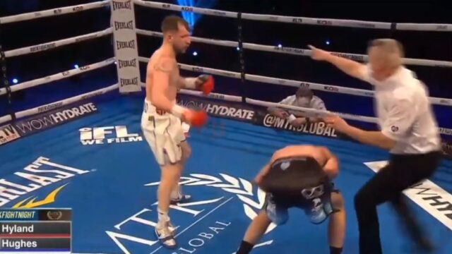 The moment star KO’d out after turning back to opponent