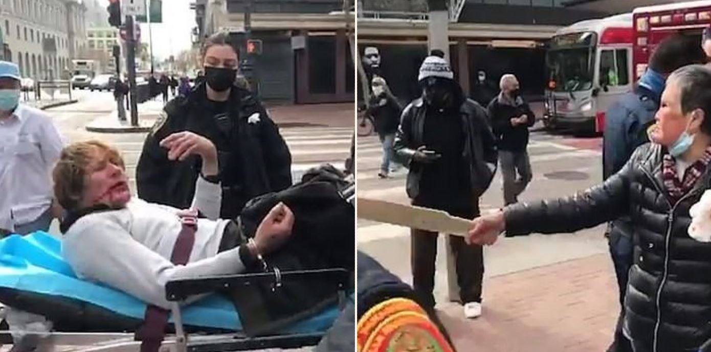 76-year-old Cantonese woman destroys thug who assaulted her on the street