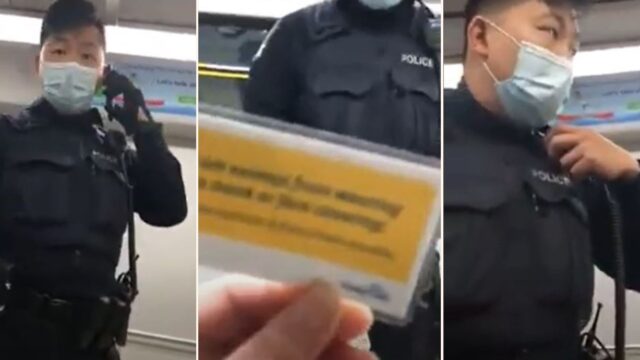 Internet praises police officer’s incredibly calm handling of ‘Karen’ anti-masker