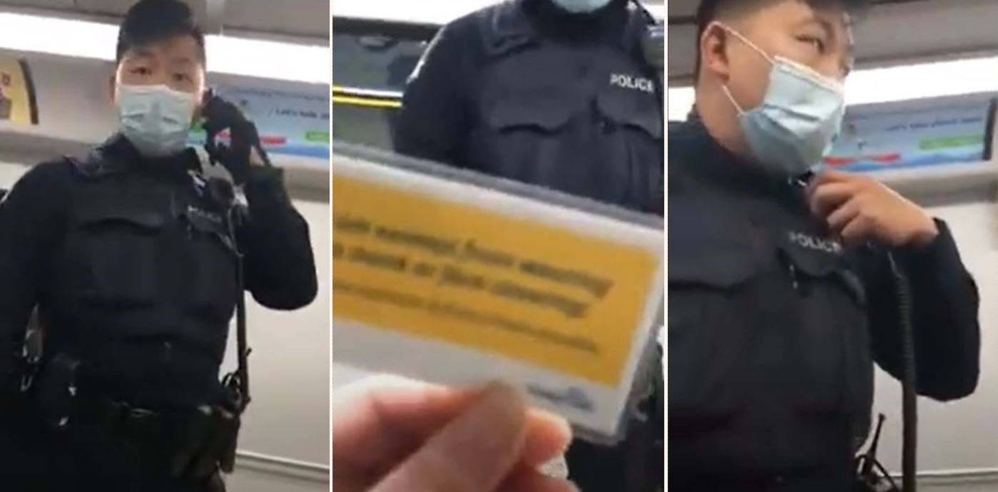 Internet praises police officer’s incredibly calm handling of ‘Karen’ anti-masker