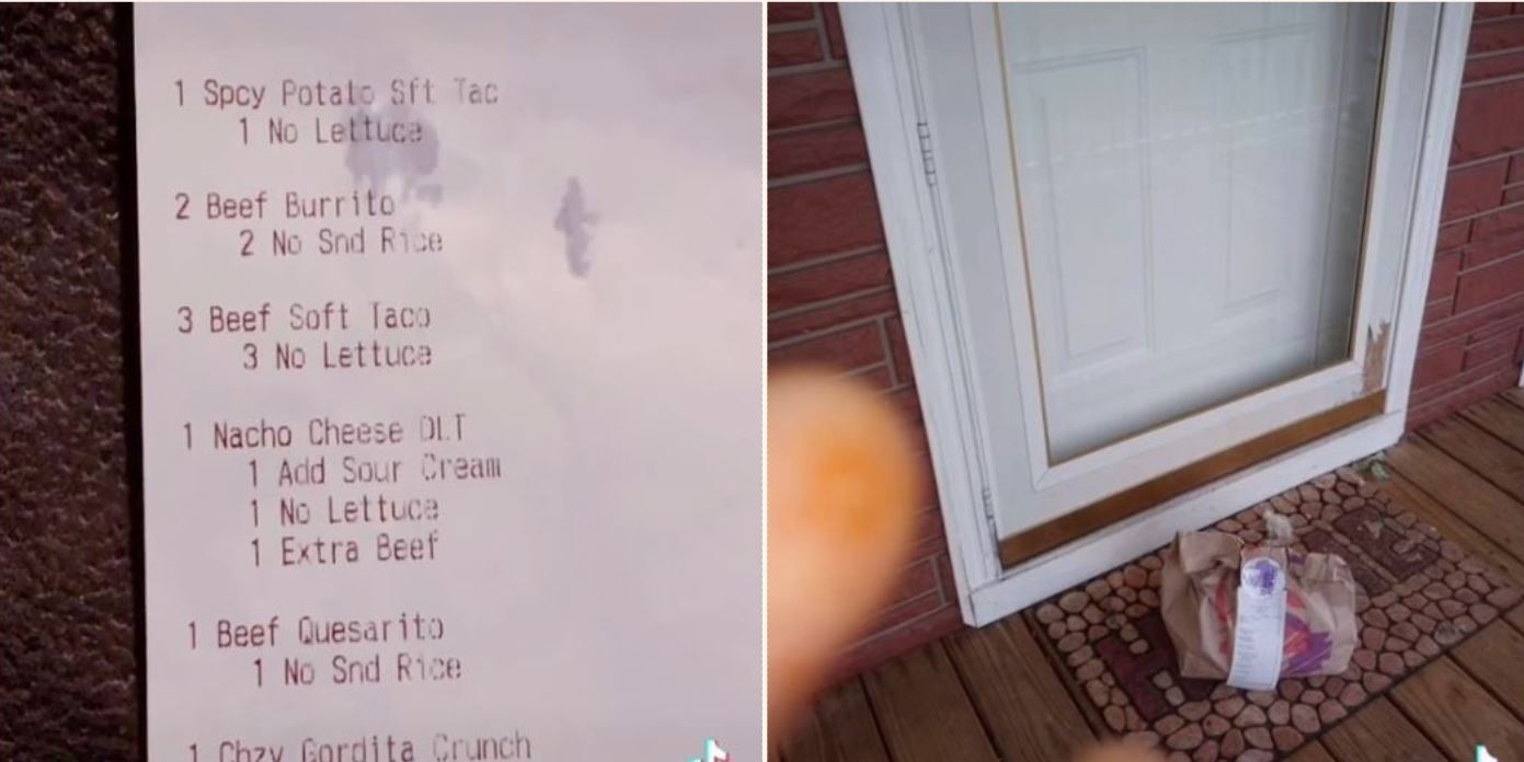 Woman reports her taco missing from DoorDash order, Dasher caught ‘Dorito dust’-handed…