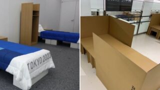 Athletes given “anti-sex” beds at Tokyo Olympics