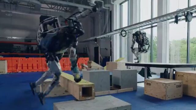 Boston Dynamics robots now do Parkour!