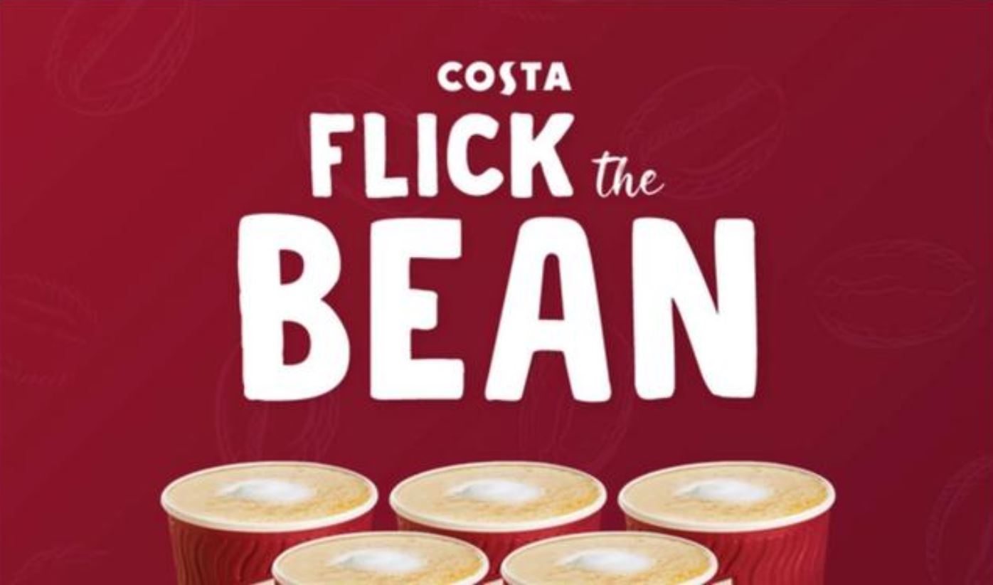 Costa Coffee cancels “flick the bean” promo