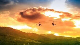 Hero sacrifices himself to save woman in horrifying zipline accident