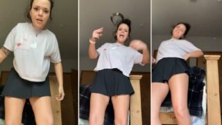 Girl bangs back on bed and becomes instant meme