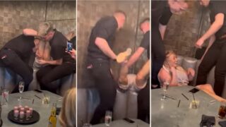 Sheila gets stuck behind sofa after boozy brunch