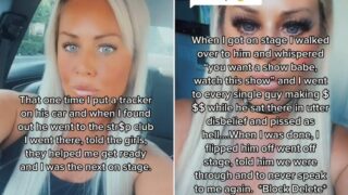 Sheila busts boyfriend at strip club, jumps on stage, dumps him, makes $100 in tips