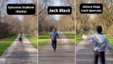 This bloke bloody nailed these celebrity running impressions