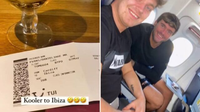 These two blokes went for a pint and ended up in Ibiza