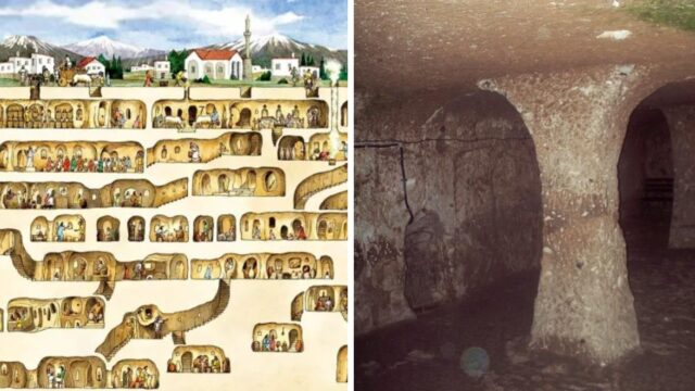 Bloke finds f**ken massive underground city behind wall in his basement