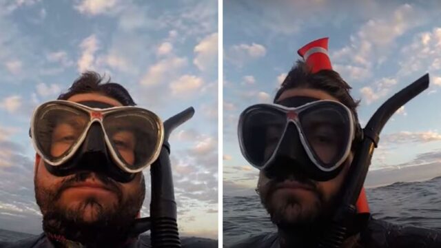 Aussie Diver records ‘last moments’ while stranded at sea